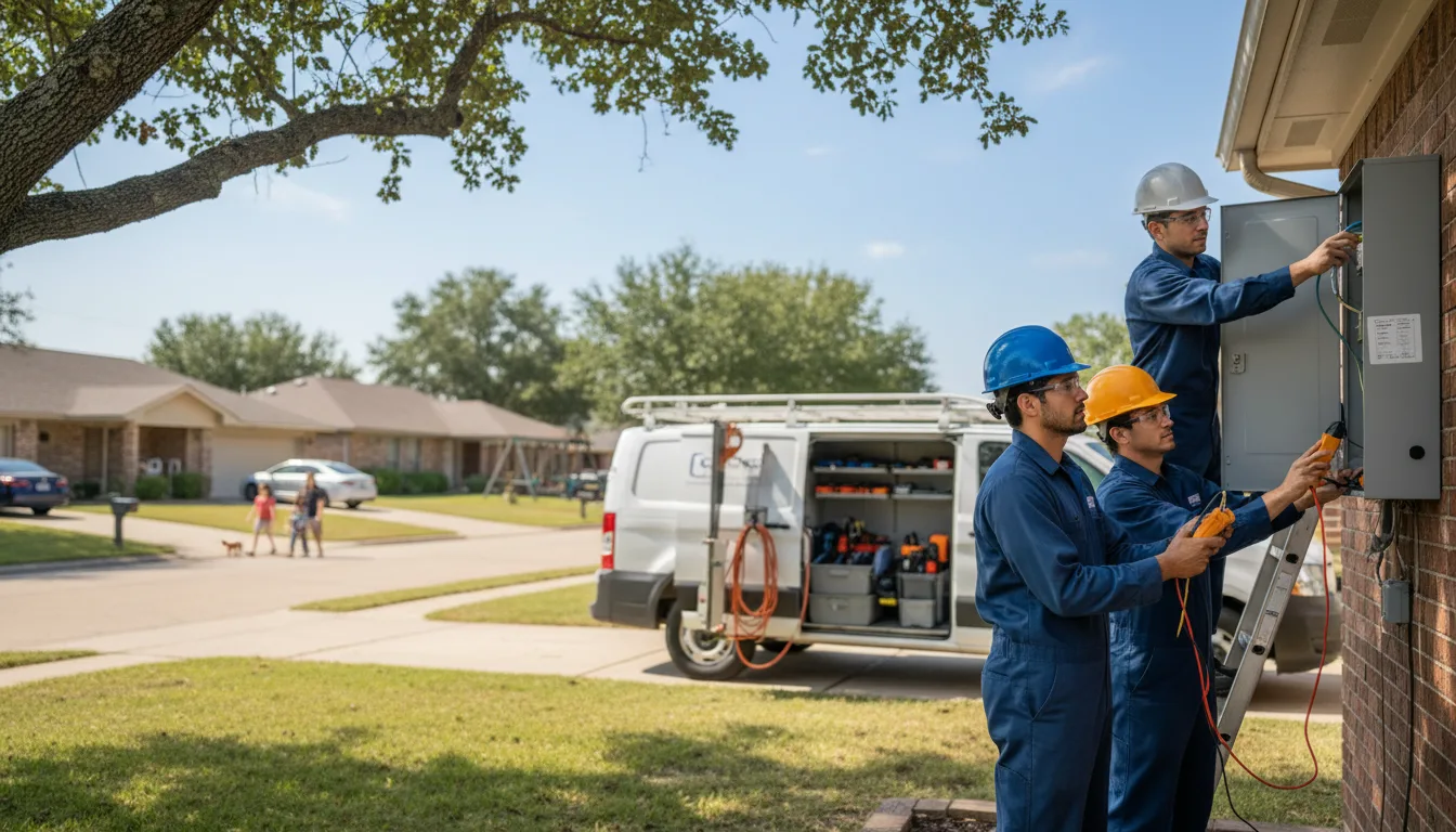 Certified electrician providing emergency electrical services in Lyford, TX